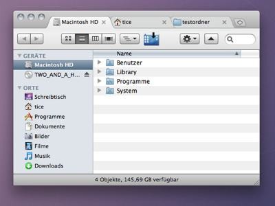 TotalFinder - Tabs